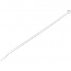 StarTech.com Bridas de 25cm para cables - 4 mm de ancho, 68 mm de diámetro, soportan 22 kg de tensión, de nylon, cierre automático y punta curva, 94V-2/UL, paquete de 1000 - blancas