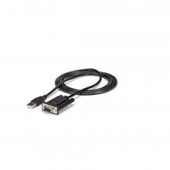 StarTech.com Cable Adaptador de 1 Puerto USB a Módem Nulo Null DB9 RS232 Serie DCE con FTDI