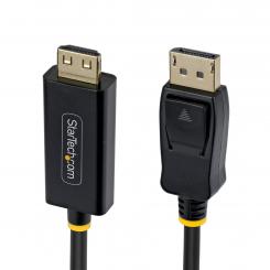 StarTech.com Cable Adaptador DisplayPort a HDMI de 3m con Conectores de Agarre - 4K 60Hz con HDR - Conversor de Vídeo Unidireccional DP a HDMI - Adaptador de Vídeo DisplayPort a HDMI