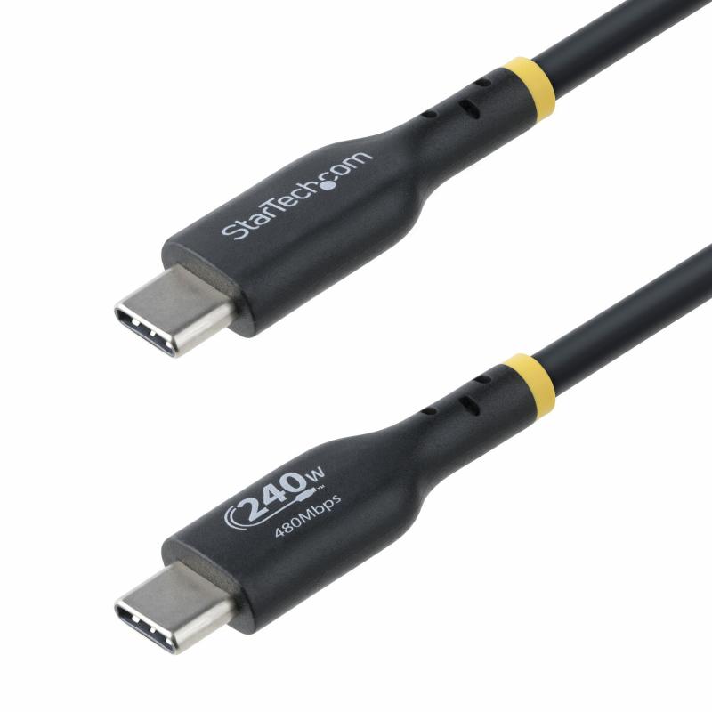 startechcom-cable-de-carga-usb-c-de-4m-cable-usb-tipo-c-certificacion-usb-if-pd-de-240w-epr-cable-usb-20-usb-c-de-carga-para-portatiles-recubrimiento-de-tpe-macho-a-macho