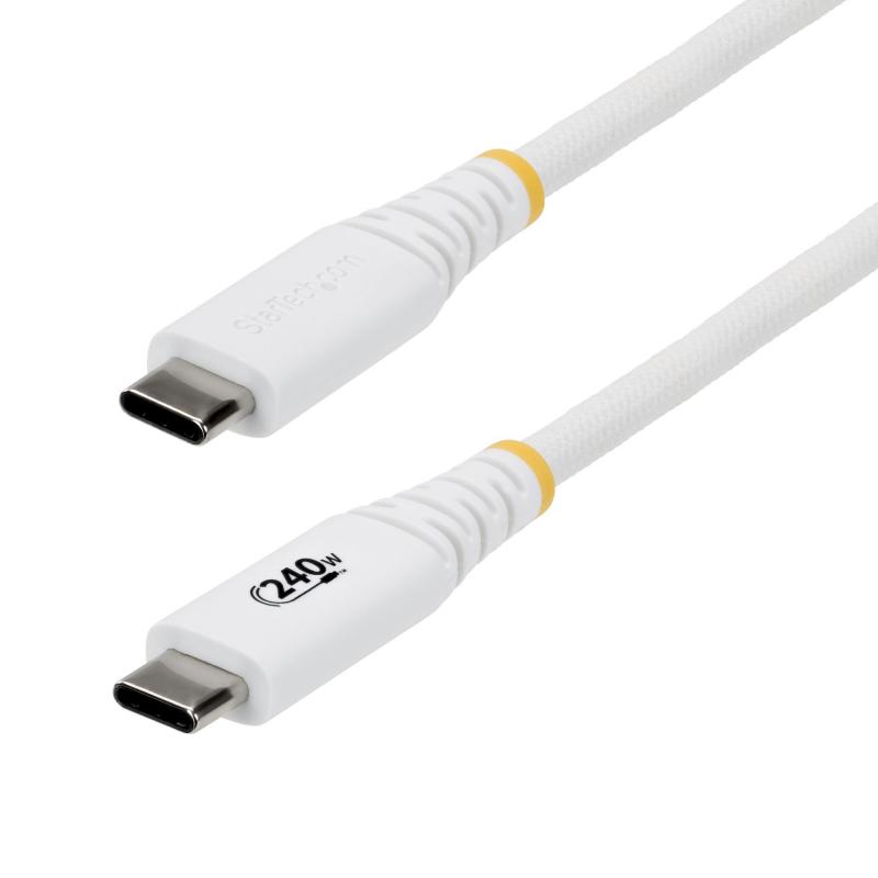 startechcom-cable-de-carga-usb-c-reforzado-1m-cable-tipo-c-pd-240w-epr-5a-usb-20-para-portatil-duradero-y-ultraflexible-blanco-certificado-usb-if