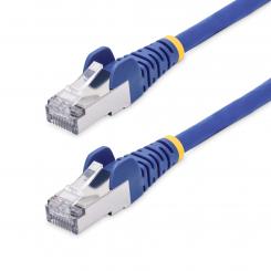 StarTech.com Cable de Red Ethernet CAT8 Azul de 3m - Snagless - sin Pestillo - 25G/40G - 2000MHz - PoE++ de 100W - 26AWG - S/FTP - Alivios de Tensión - Alambre de Cobre Puro - LSZH - Probado con Fluke