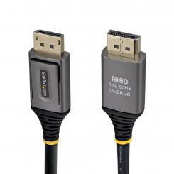 StarTech.com Cable DisplayPort 2.1 de 2m - Cable DP80 Certificado VESA - Cable DP 2.1 - 10K/8K 60Hz, 16K 60Hz/8K 240Hz con DSC 1.2a Sin Comprimir - Cable para Monitor DP
