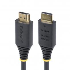 StarTech.com Cable HDMI Certificado Premium de Alta Velocidad de 4m - 4K 60Hz/1440p 144Hz - HDR10/HDCP 2.2/ARC - 18Gbps - UHD - Cable HDMI 2.0 - Recubrimiento de TPE