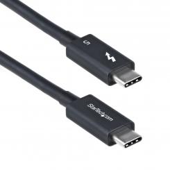 StarTech.com Cable Thunderbolt 5 de 3m - 80Gbps hasta 120Gbps - PD 240W - 8K 60Hz - Cable Certificado - Compatible con Thunderbolt 4/USB4/USB-C