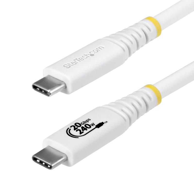 startechcom-cable-usb4-2m-cable-usb-c-certificado-usb-if-20gbps-pd-240w-epr-4k120-dp-14-cable-usb-tipo-c-recubrimiento-de-tpe-blanco