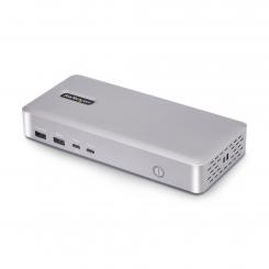 StarTech.com Docking Station USB4 - USB-C de 40Gbps - Vídeo Doble HDMI - Hasta 2x 4K 60Hz 4:4:4 (RGB) o 2x 4K 120Hz 4:2:2 - con Hub Ladrón 6x USB - 2,5GbE - PD 100W - Docking Station USB Tipo C