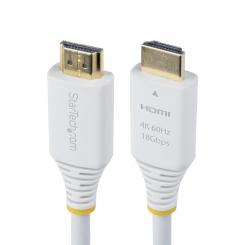 StarTech.com HDMI2-CABLE-4K60-6FW cable HDMI 1,8 m HDMI tipo A (Estándar) Blanco