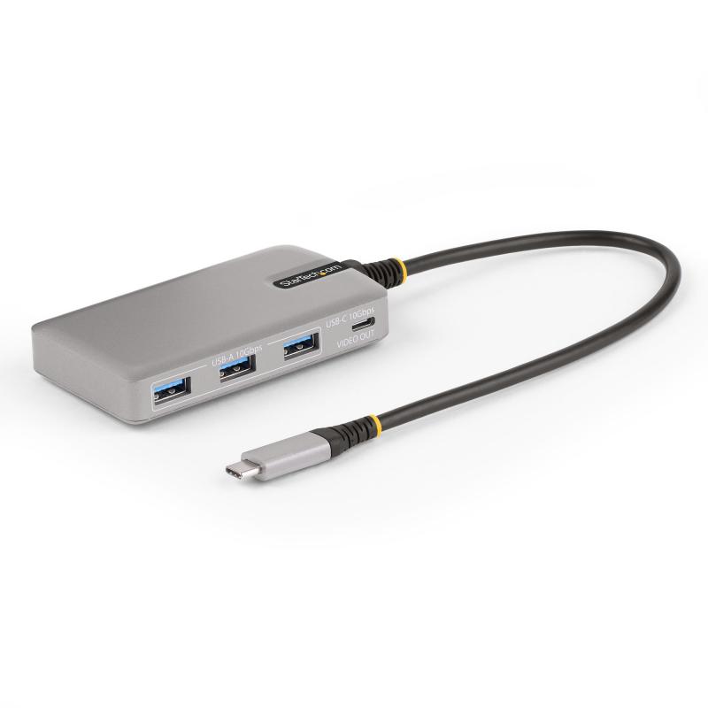 startechcom-hub-ladron-usb-c-de-4-puertos-con-modo-alt-de-dp-para-usb-c-y-salida-de-video-de-4k-60hz-3x-usb-a-1x-usb-tipo-c-pd-100w-usb-32-10gbps-cable-30cm-portatil