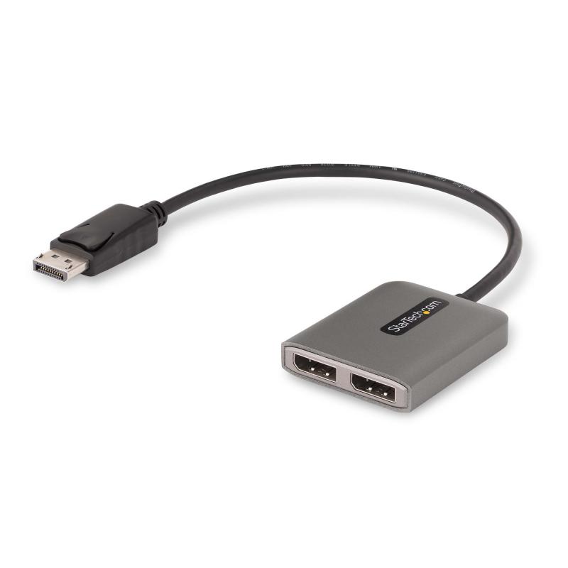 startechcom-hub-mst-de-2-puertos-displayport-14-divisor-splitter-dp-para-2-monitores-adaptador-displayport-a-2x-displayport-de-5k-60hz-alimentado-por-usb-windows-solamente