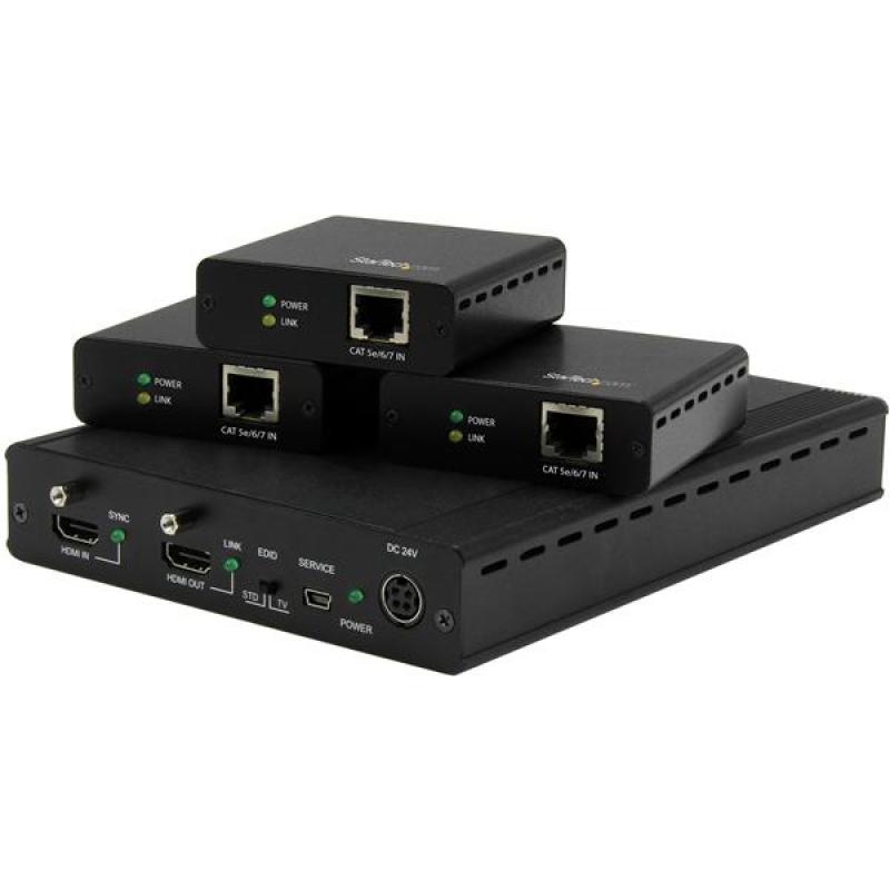 startechcom-juego-extensor-hdbaset-de-3-puertos-alargador-hdmi-por-cable-cat5-con-3-receptores-hasta-4k