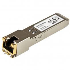 StarTech.com Módulo Transceptor SFP Compatible con el Modelo J8177C de HPE - 1000BASE-T - SFP a RJ45 Cat6 / Cat5e - SFP Ethernet Gigabit de 1Gb - RJ45 - 100m - HPE 1810, 1820, 2530