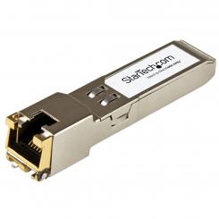 StarTech.com Módulo Transceptor SFP Compatible con el Modelo SFP-1G-T de Arista Networks - 1000BASE-T - SFP a RJ45 Cat6 / Cat5e - SFP Ethernet Gigabit de 1GbE - RJ45 - 100m
