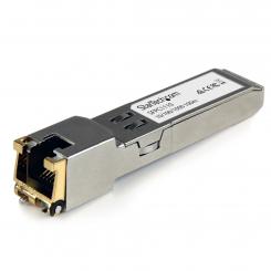 StarTech.com Módulo Transceptor SFP Compatible con el Modelo SFP-GE-T de Cisco - 1000BASE-T - SFP a RJ45 Cat6 / Cat5e - 10/100/1000 Mbps - RJ45 - 100m - Cisco IE3400, IE3300, IE3200