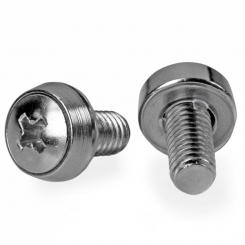 StarTech.com Paquete de 100 Tornillos de Montaje M6x12mm
