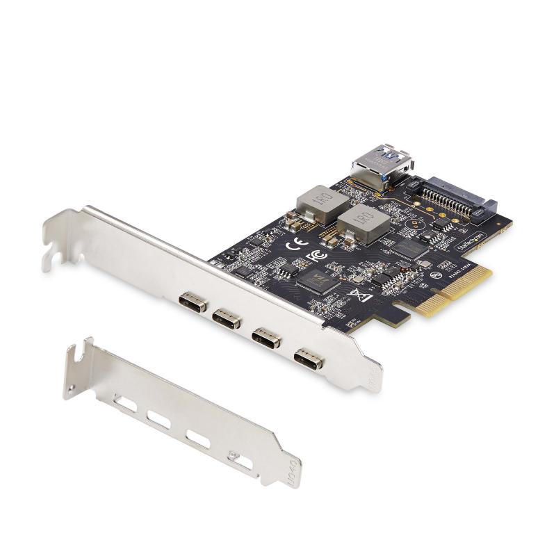 startechcom-tarjeta-pcie-de-5-puertos-usb-de-10gbps-4x-usb-c-1x-usb-a-hub-concentrador-interno-usb-32-de-10gbps-tarjeta-pci-express-4-puertos-usb-tipo-c-1-puerto-usb-a-windows-mac-linux