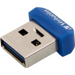 VERBATIM Store 'n' Stay NANO - Unidad USB 3.0 de 64 GB - Azul