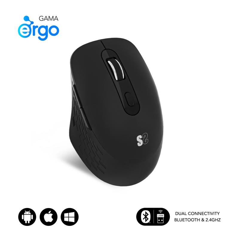 subblim-raton-curve-ergo-dual-mouse-battery-black