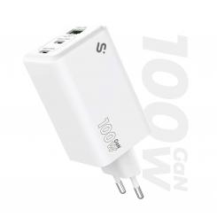 SUBBLIM SUBCHG-6G1003 cargador de dispositivo móvil Universal Blanco Corriente alterna Carga rápida Interior