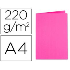 Subcarpeta Cartulina EXACOMPTA DIN A4 Fucsia 220 gr