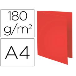 Subcarpeta Cartulina Reciclada EXACOMPTA DIN A4 Rojo 180 gr