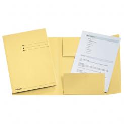 Subcarpeta ESSELTE 3 solapas 275 grs. DIN A4, amarillo