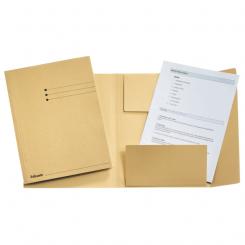 Subcarpeta ESSELTE 3 solapas 275 grs. DIN A4, beig
