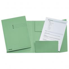 Subcarpeta ESSELTE 3 solapas 275 grs. DIN A4, verde