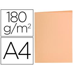 Subcarpeta LIDERPAPEL A4 naranja pastel 180g/m2