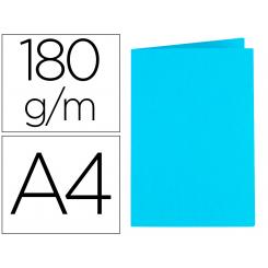 Subcarpeta LIDERPAPEL DIN A4 celeste intenso 180g/m2