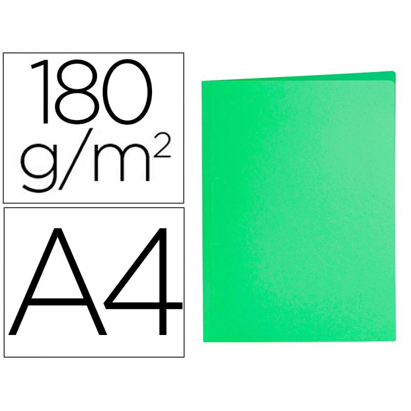 subcarpeta-liderpapel-din-a4-verde-intenso-180gr-m2