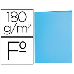 Subcarpeta LIDERPAPEL folio azul pastel 180g/m2