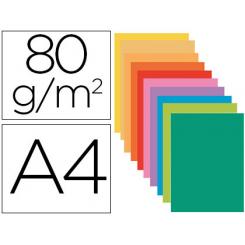 Subcarpeta Papel EXACOMPTA DIN A4 Colores Surtidos 80 gr