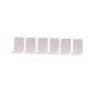 Sujetalibros apoyalibros metálico 160x120x120mm blanco