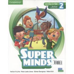 Super Minds Level 2 Workbook With Super Practice Book And Digital Pack British E, Ed. CAMBRIDGE