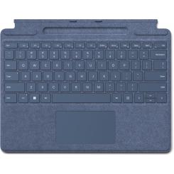 Surface Pro Keyboard Azul Microsoft Cover port QWERTY Español
