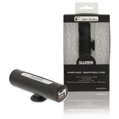 Sweex SW2500PB001BL batería externa Ión de litio 2500 mAh Negro