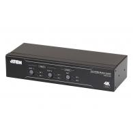 ATEN Switch de matriz HDMI 4K real 2 x 2 con desincrustador de audio