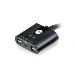 ATEN Switch de periféricos USB 2.0 de 4 x 4 puertos
