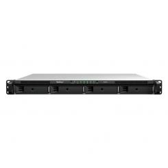 Synology RackStation RS826+ servidor de almacenamiento NAS Bastidor (1U) AMD Ryzen V1500B 4 GB DDR4 0 TB DiskStation Manager Negro, Gris