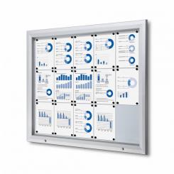 Tablón de anuncios magnético para exterior 1245x1067