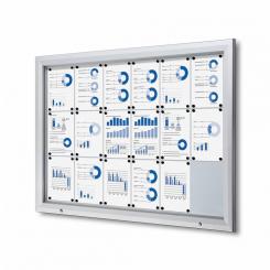 Tablón de anuncios magnético para exterior 1465X 1067