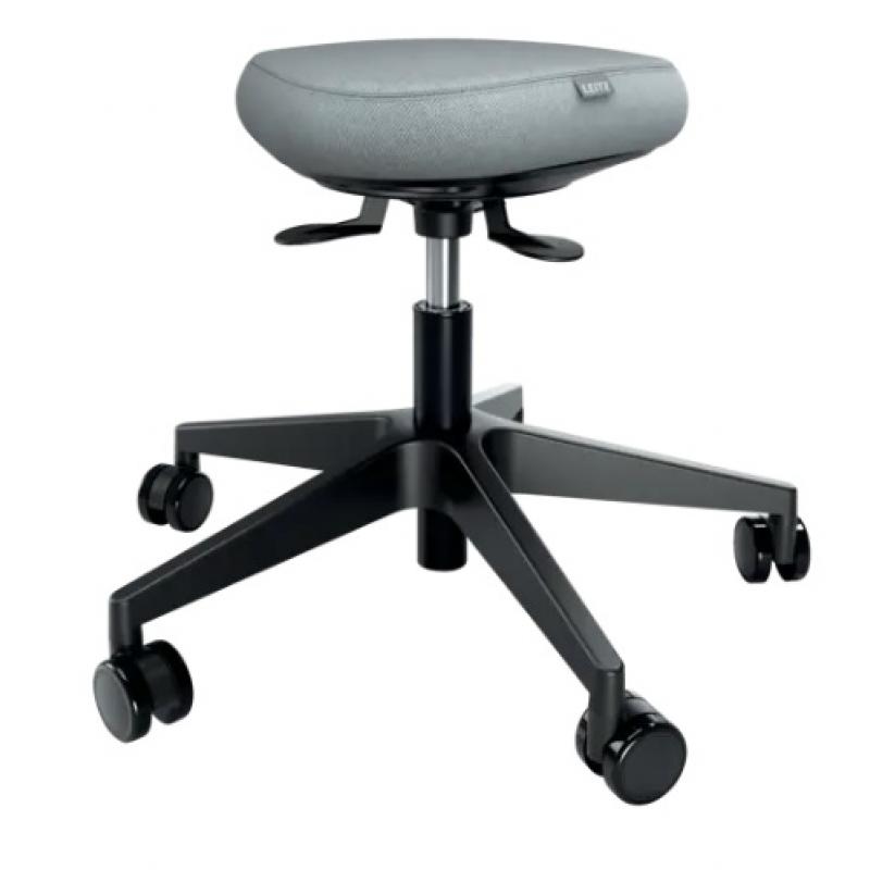 taburete-leitz-ergo-active-con-ruedas-gris-oscuro