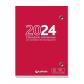 Taco Calendario 2024 sobremesa 83x110 mm cuatrilingue 4 idiomas