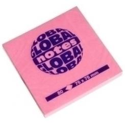 Taco Notas GLOBAL NOTES 80H 75X75 Rosa Brillante