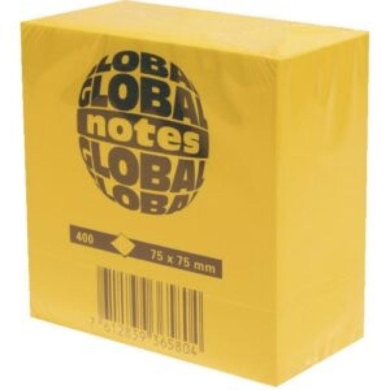 Taco Notas Global Notes Cubo 400H 75X75 Amarillo