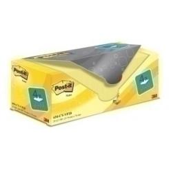 Taco Notas Post-It 654 76X76 Amarillo Canario Pack De 20 (16+4)