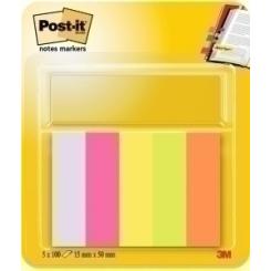 Taco Notas Post-It 6705 15X50 Colores Neon Suave 100 Hojas Pack 4+1