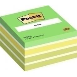 Taco Notas Post-It Cubo 76X76X45  450 Hojas Verde Pastel