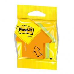 Taco Notas Post-It  En Blister Forma Flecha (Naranja-Amarillo-Verde)